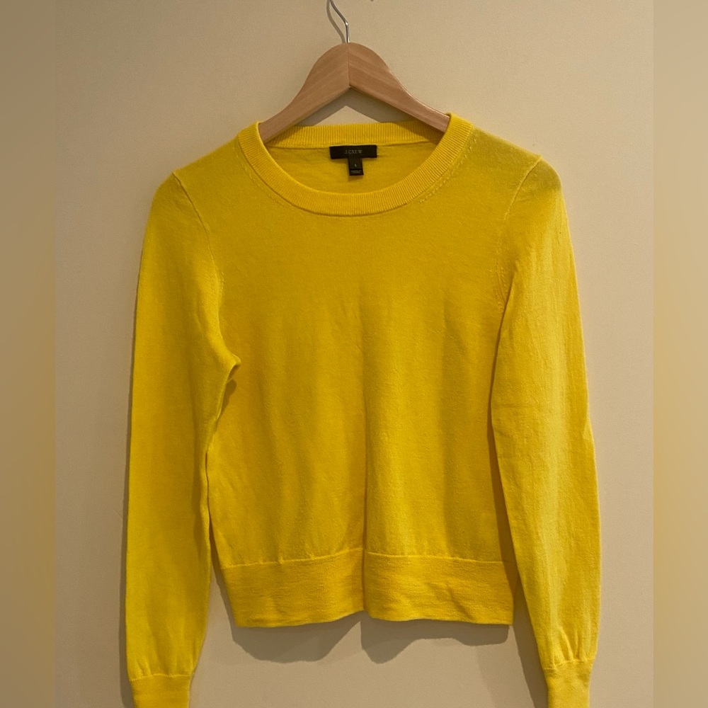 Yellow J. Crew Sweater